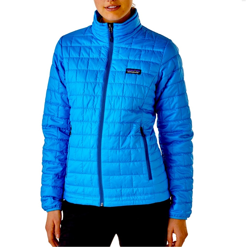 Patagonia Women's Blue Puffer Jacket
